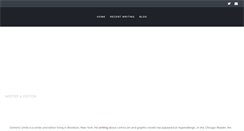 Desktop Screenshot of dominicumile.com